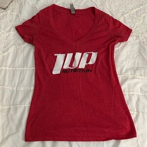 Women’s Red V-Neck Tee